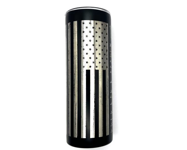 20 oz. Tumbler Distressed Flag and Constitution - Image 3