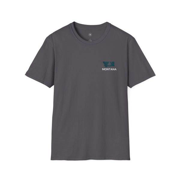 Montana Roots (F/B) Unisex Softstyle T-Shirt - Image 5