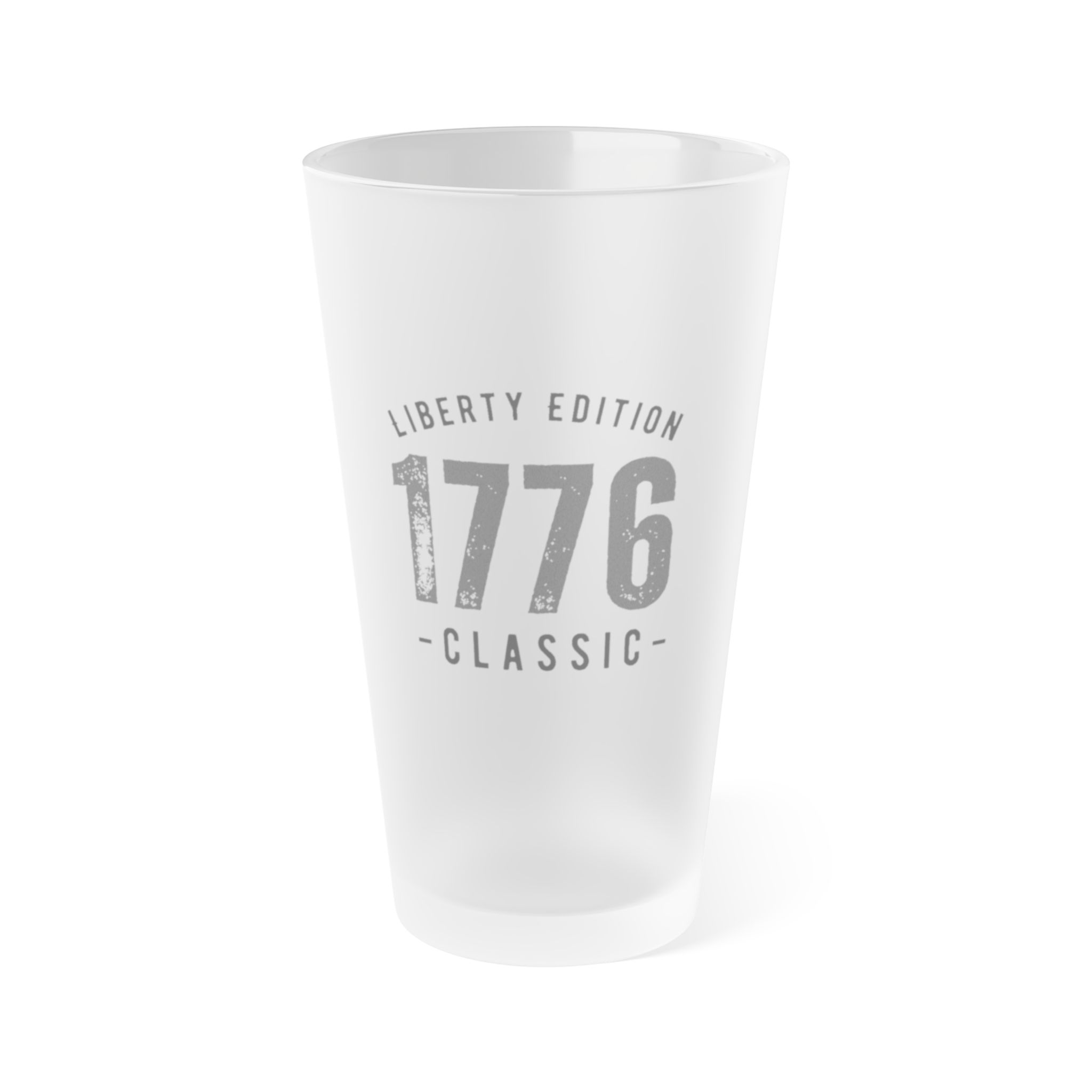 1776 Classic Edition Frosted Pint Glass, 16oz