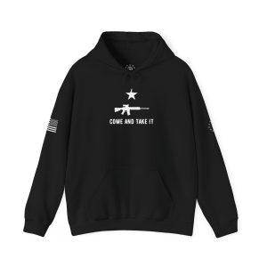Come and take it AR-15 (white) Unisex Heavy Blend™ Hooded Sweatshirt