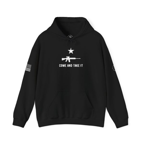 Come and take it AR-15 (white) Unisex Heavy Blend™ Hooded Sweatshirt