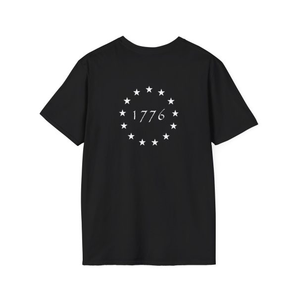 Black Union 1776 Unisex Softstyle T-Shirt - Image 2