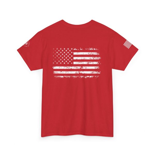 1776 with Flag Full Unisex Heavy Cotton Tee - Image 18