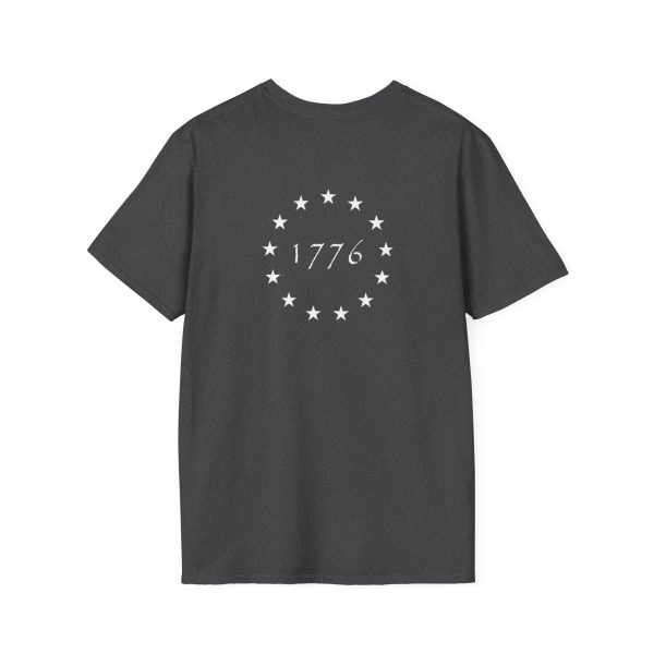 Black Union 1776 Unisex Softstyle T-Shirt - Image 4