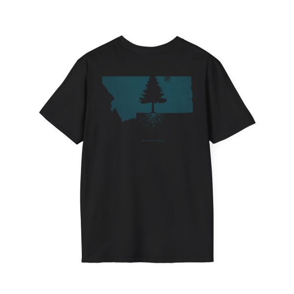 Montana Roots (F/B) Unisex Softstyle T-Shirt - Image 2