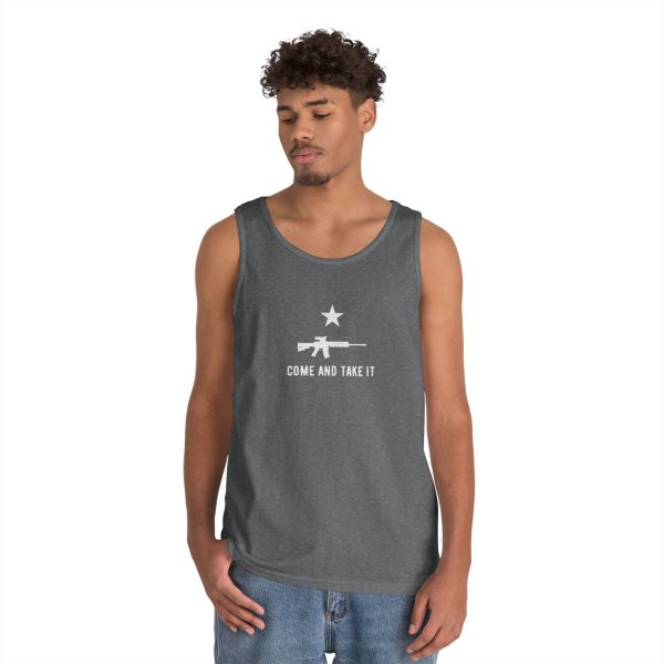 Come and Take It Unisex Jersey Tank - Image 4