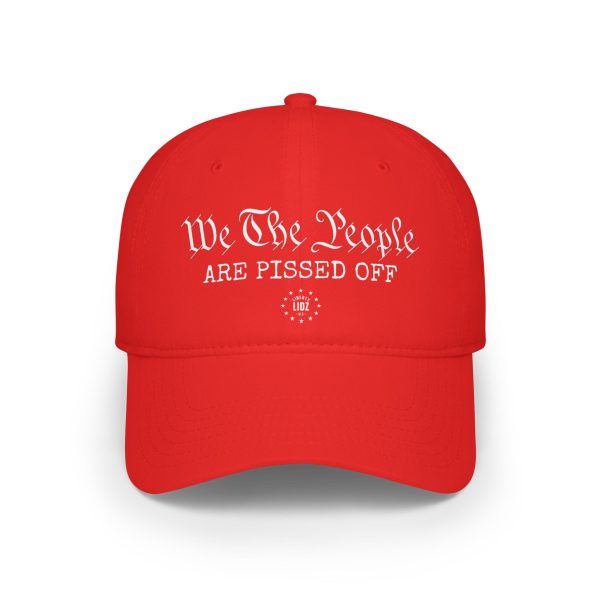 We The People Are Pissed Off Low Profile Baseball Cap - Image 5