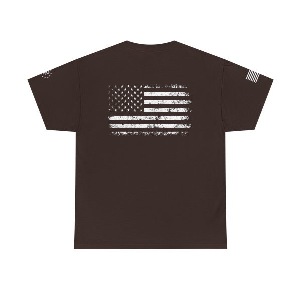 1776 with Flag Full Unisex Heavy Cotton Tee - Image 14