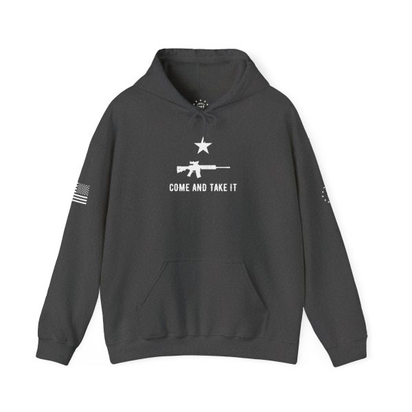 Come and take it AR-15 (white) Unisex Heavy Blend™ Hooded Sweatshirt - Image 10
